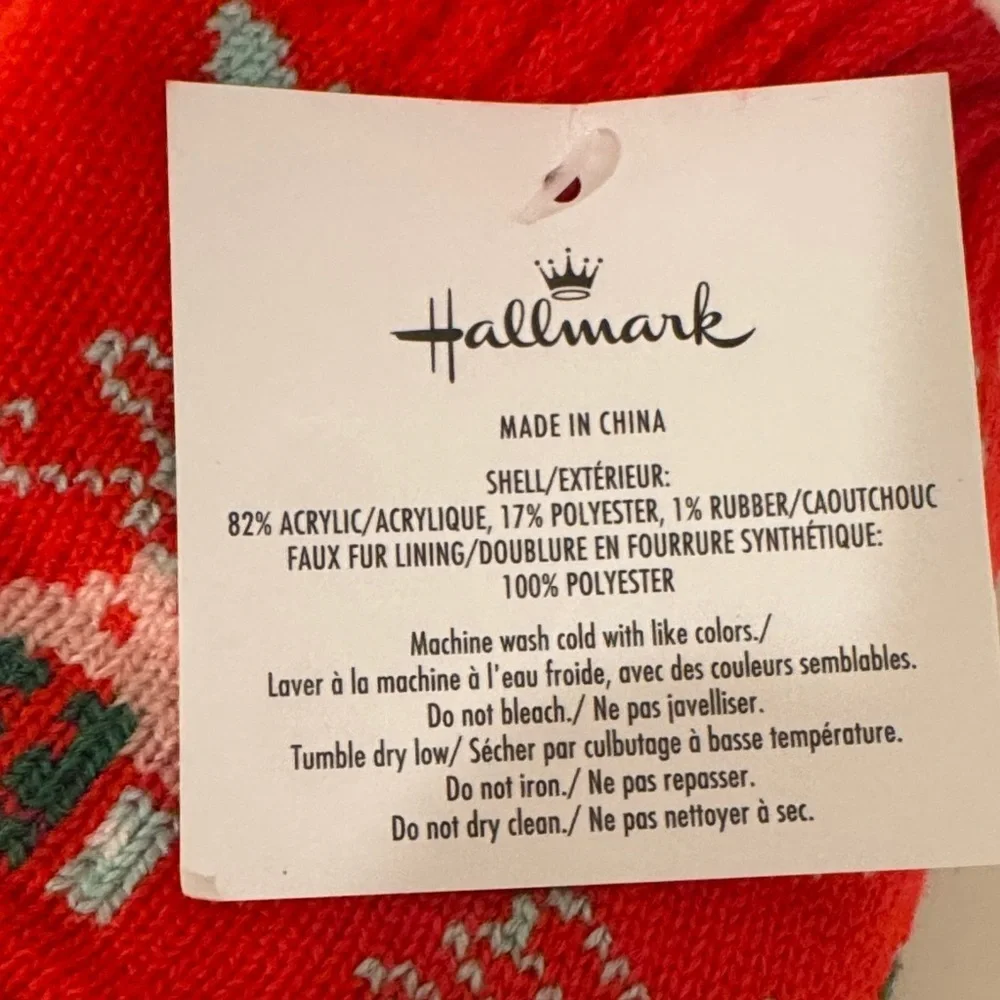 Hallmark Red and Green Holiday Socks